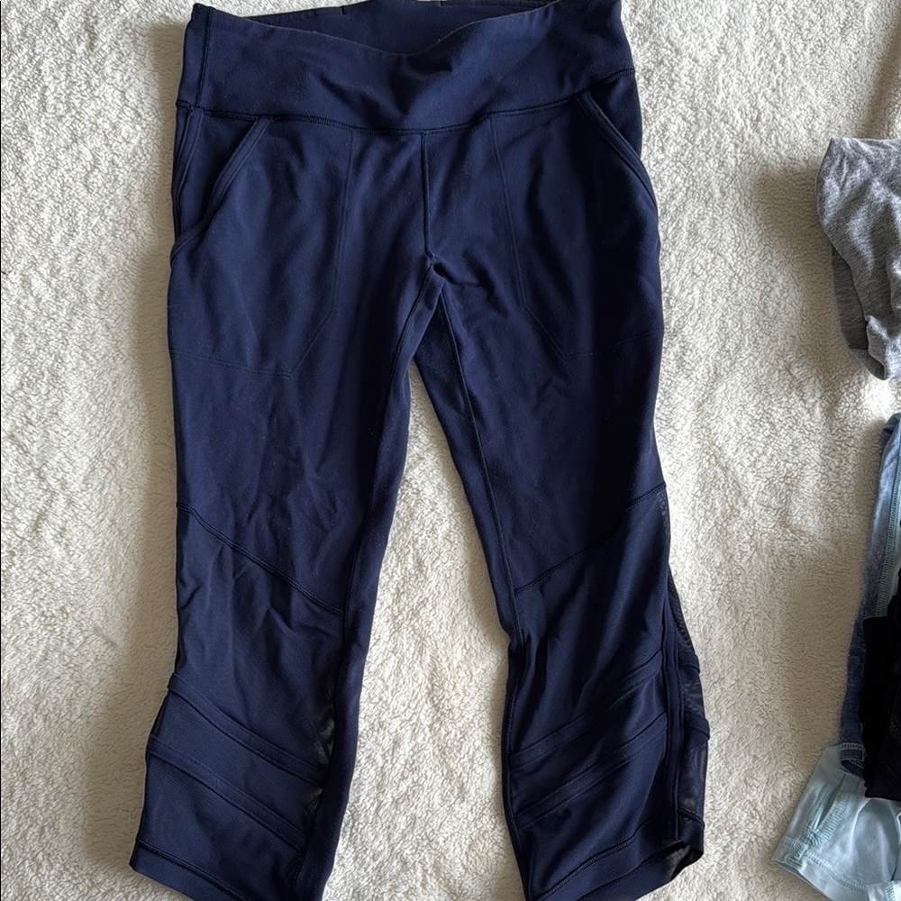 Ivivva athletic Capri with mesh design